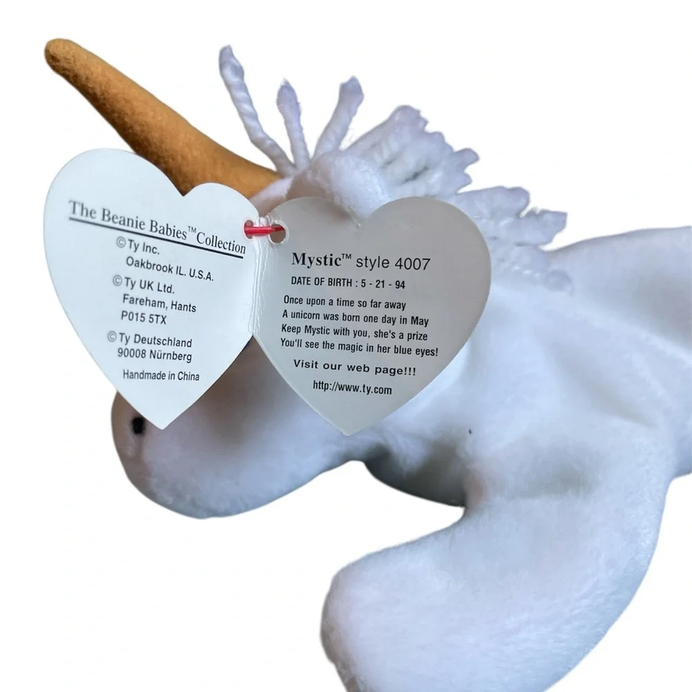 TY Beanie Babies Mystic the Unicorn – Set of 3 Vintage with Tag Errors